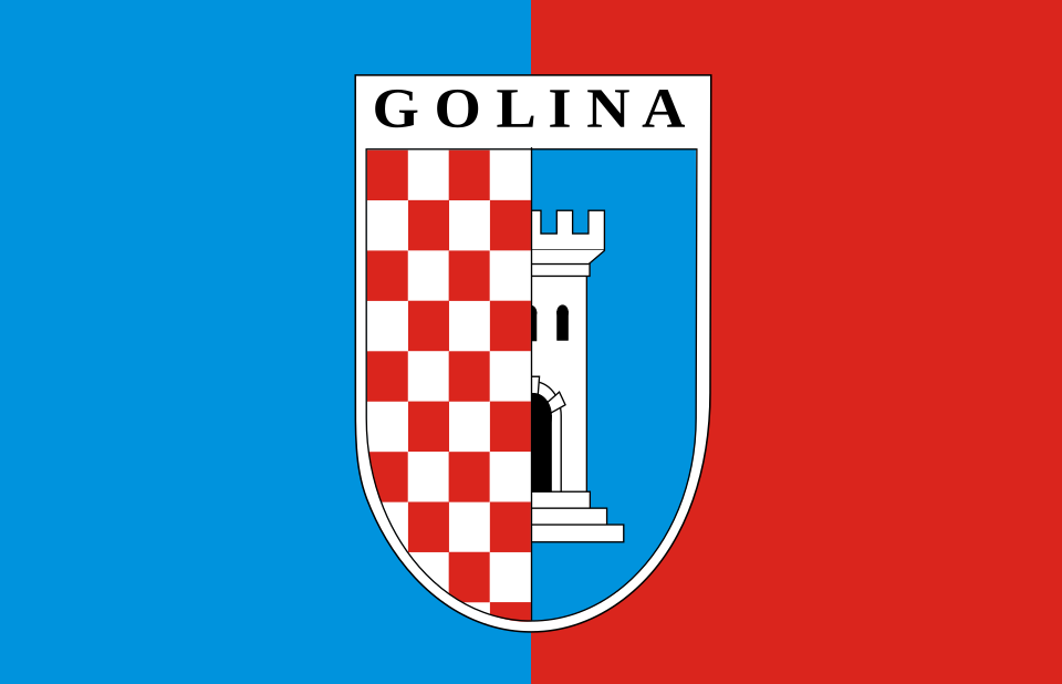 Flaga miasta Golina