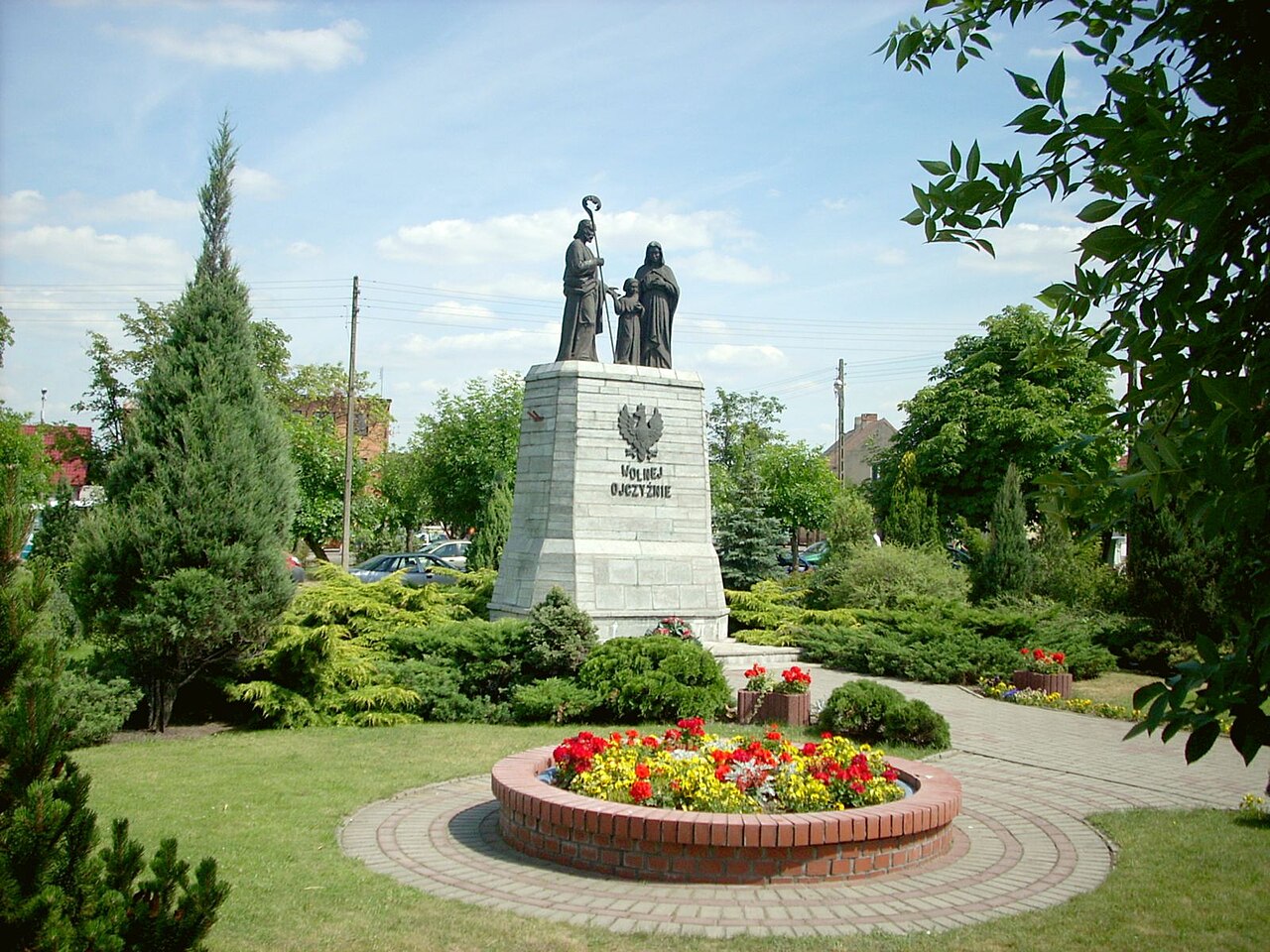Widok miasta Ślesin