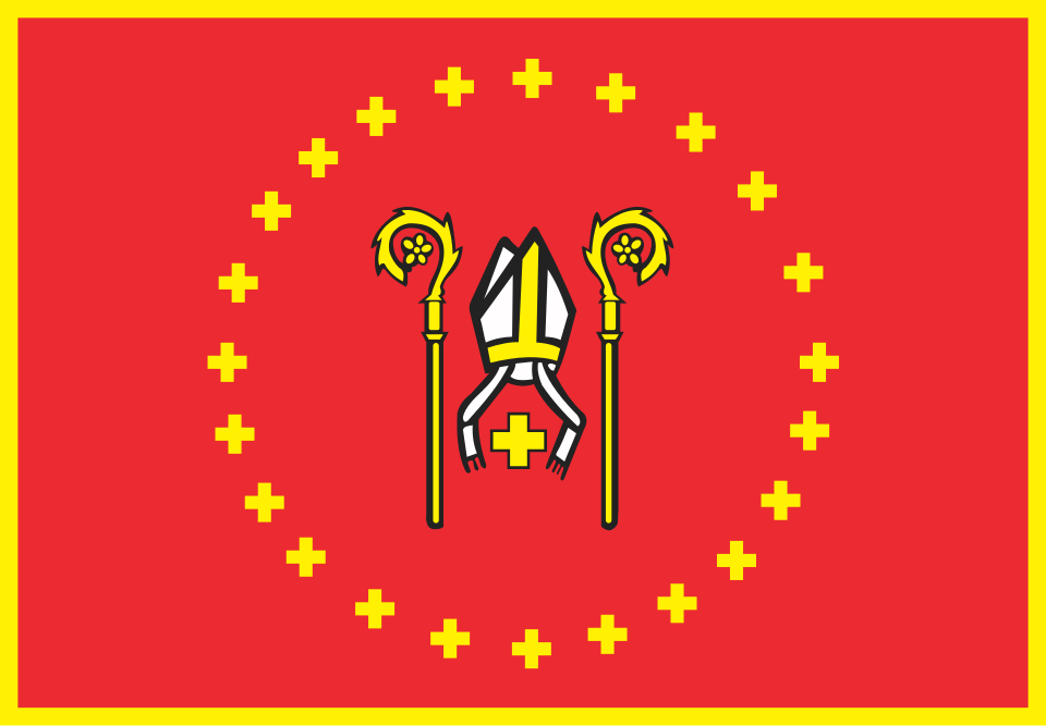 Flaga miasta Krzywiń