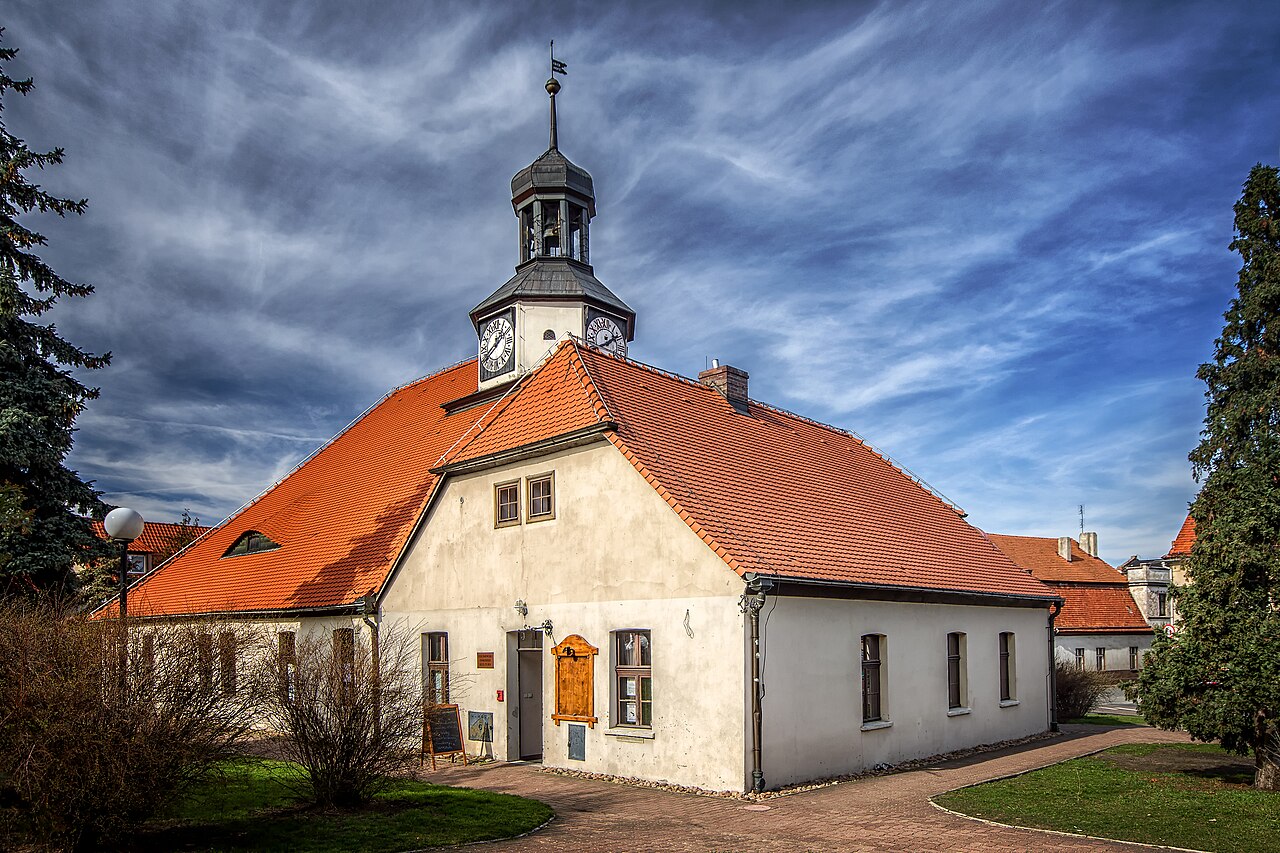 Widok miasta Zduny