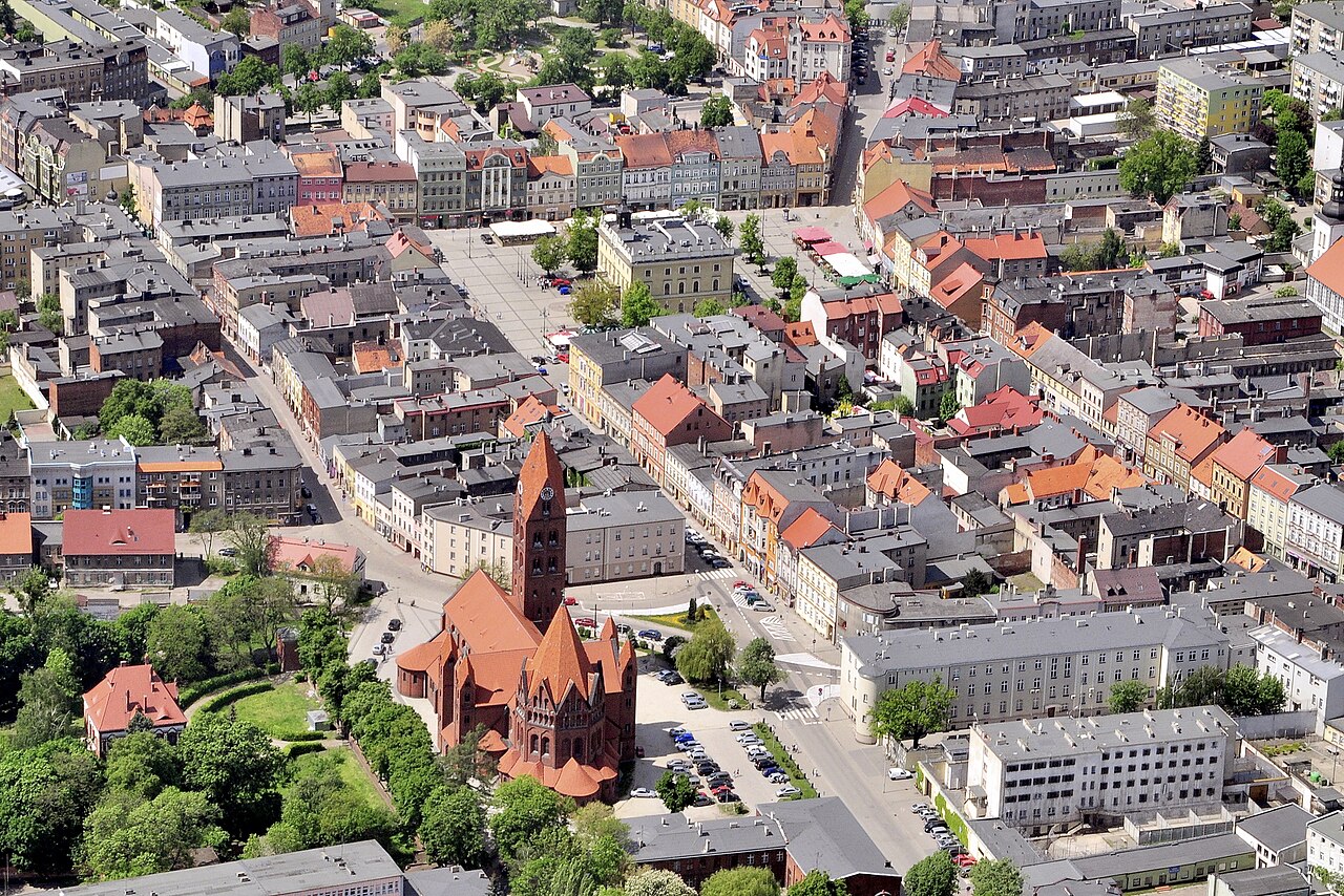 Widok miasta Ostrów Wielkopolski