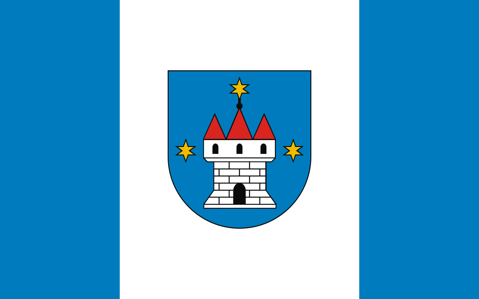 Flaga miasta Raszków