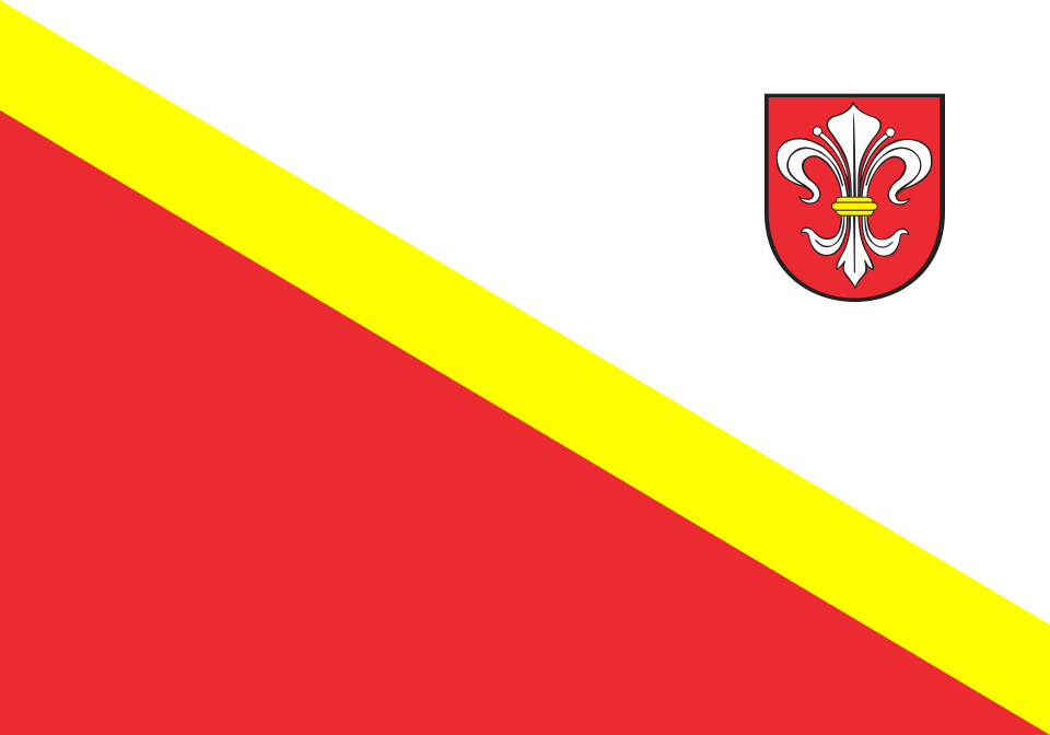 Flaga miasta Mikstat