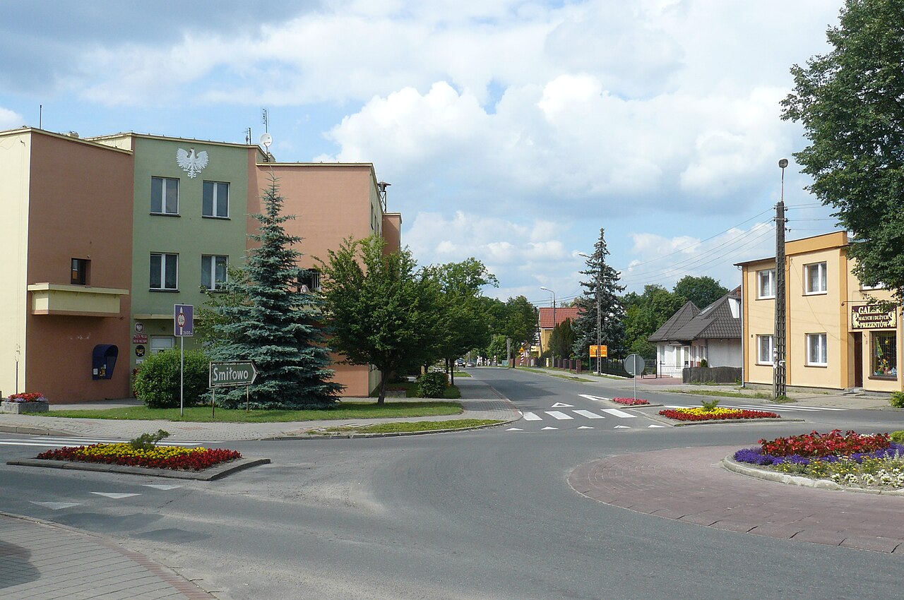 Widok miasta Kaczory