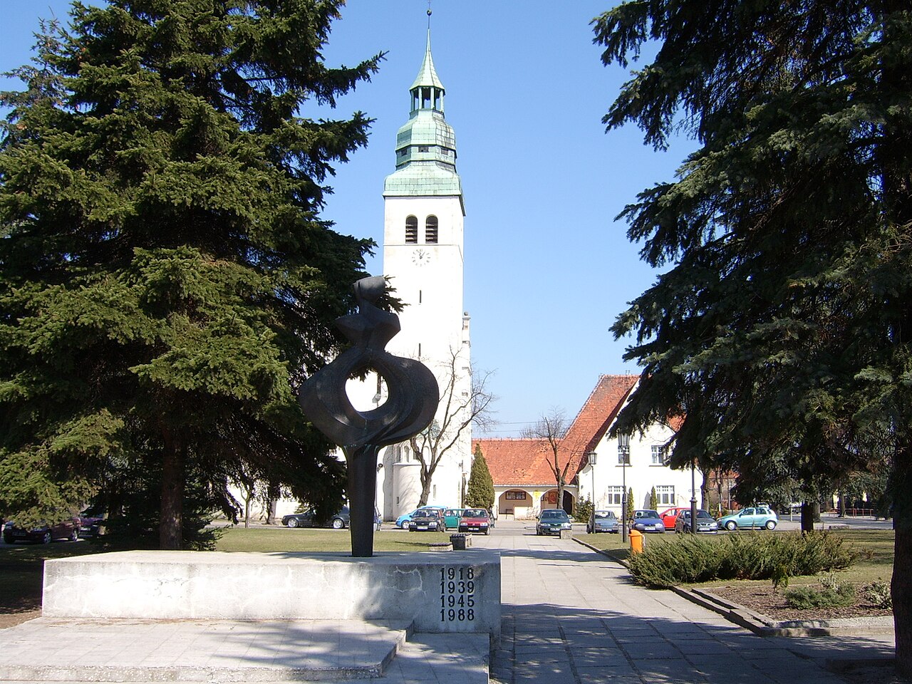 Widok miasta Luboń