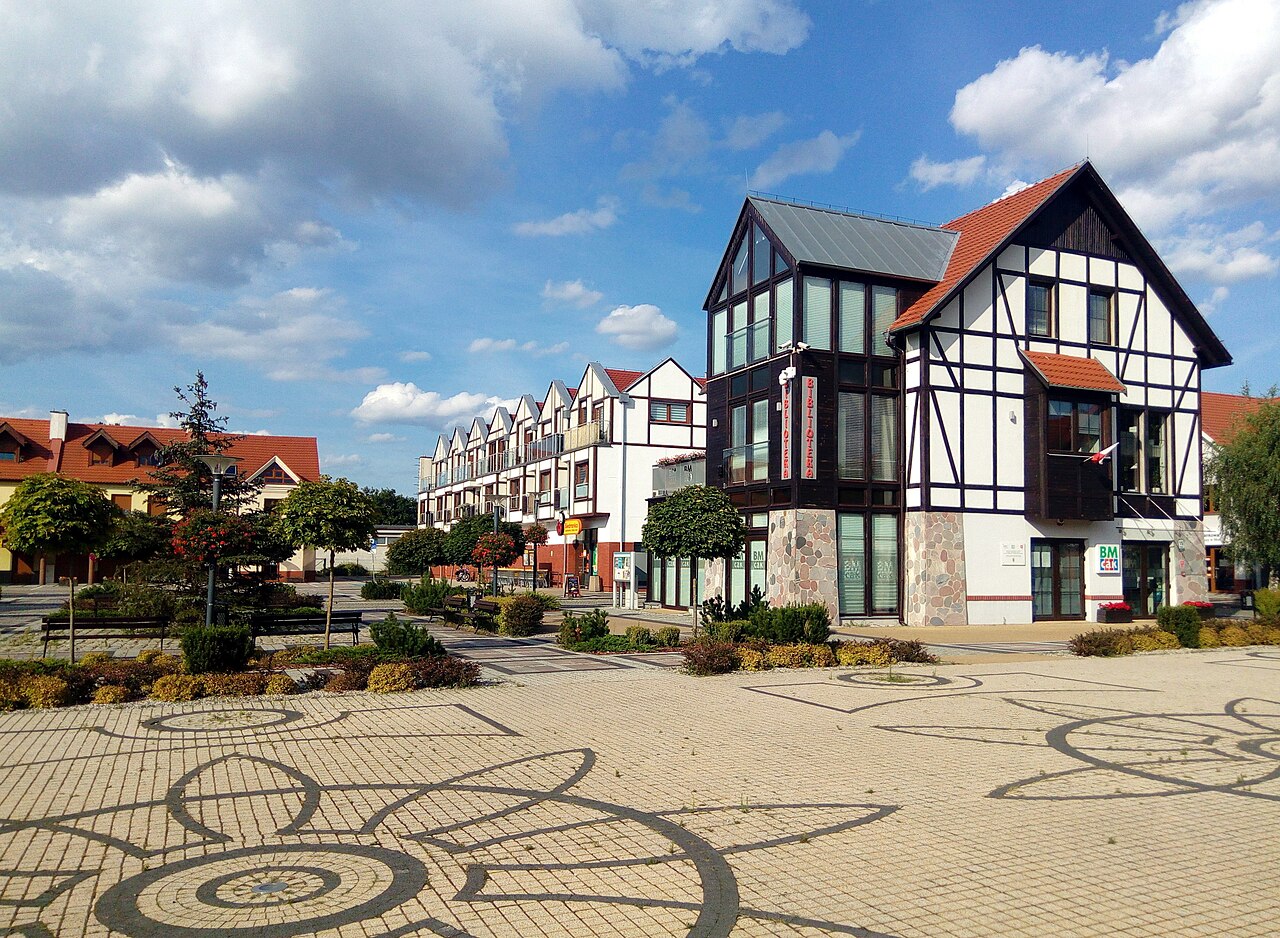 Widok miasta Puszczykowo