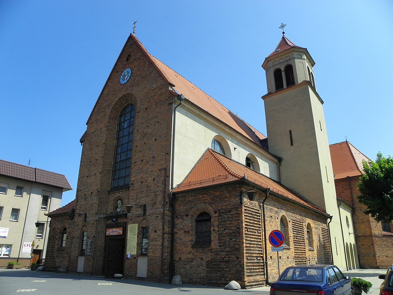 Widok miasta Mosina