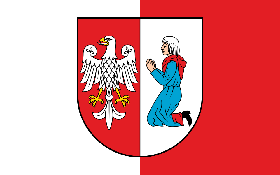 Flaga miasta Pobiedziska