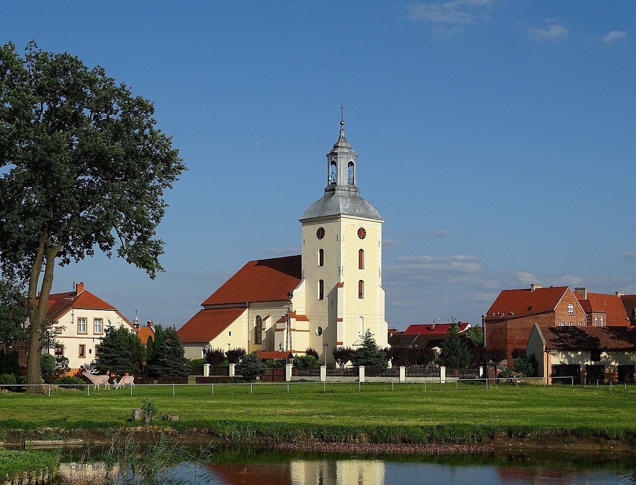 Widok miasta Miejska Górka