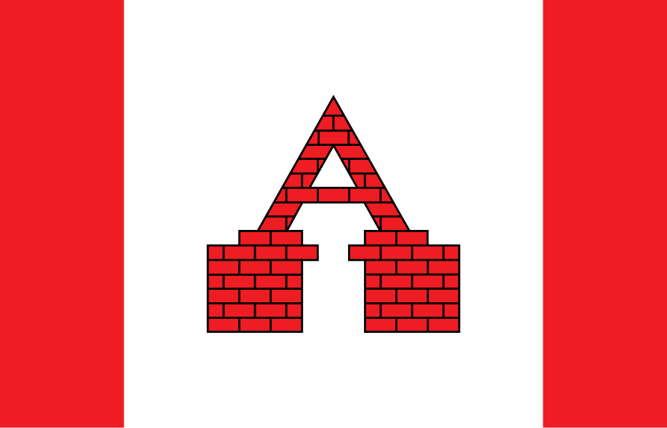 Flaga miasta Aleksandrów Kujawski