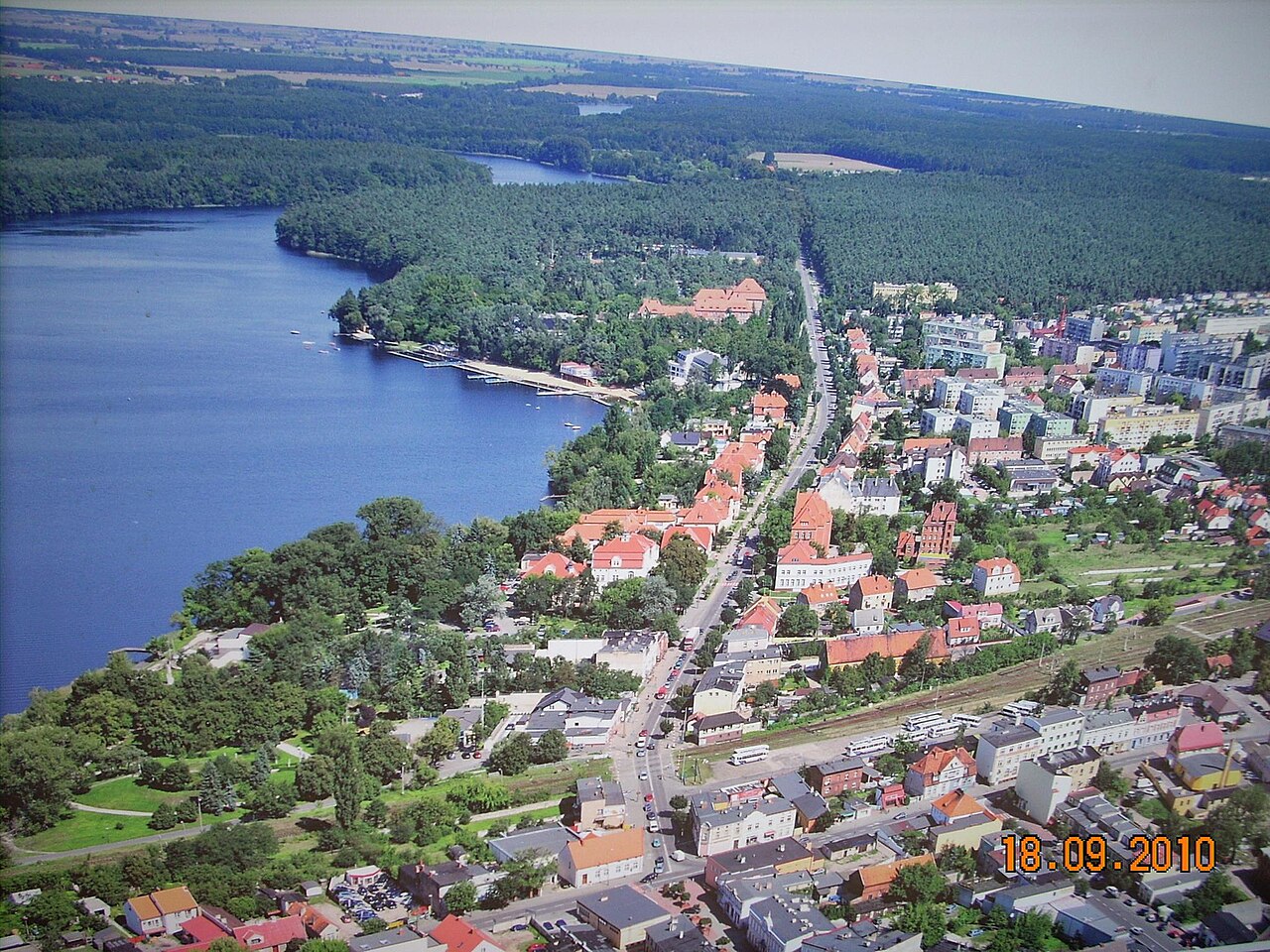 Widok miasta Wągrowiec