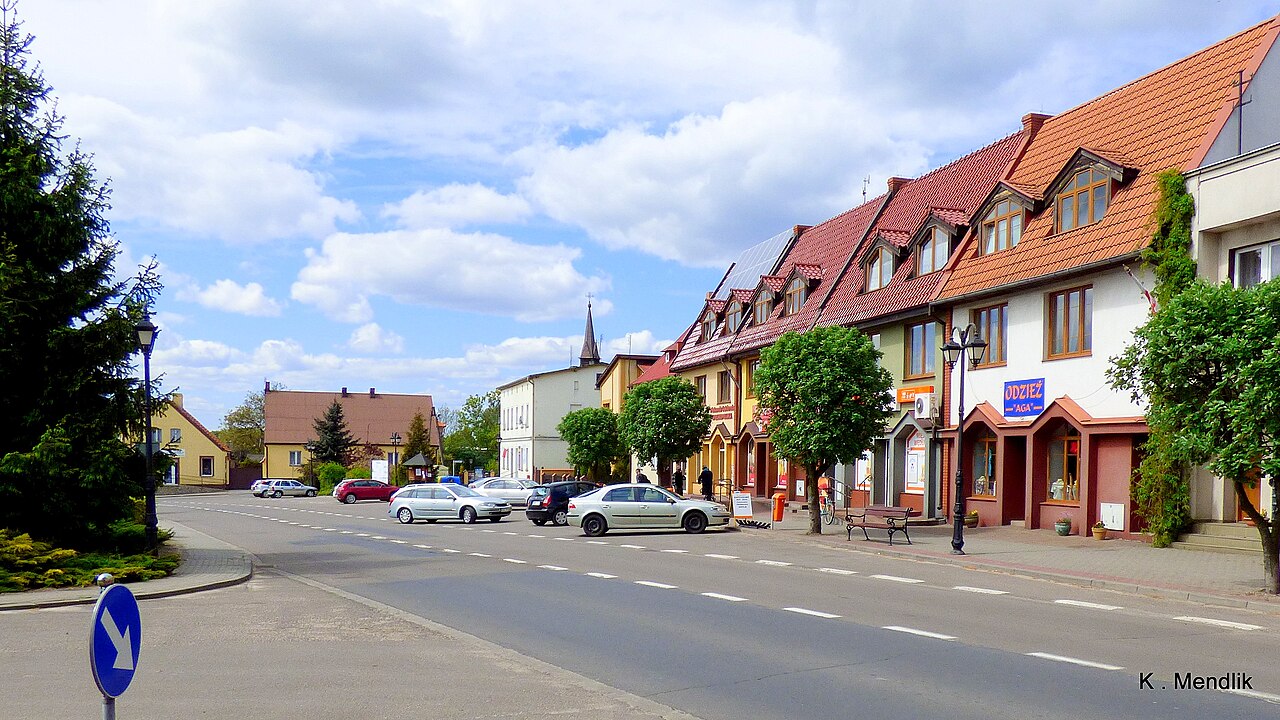 Widok miasta Mieścisko