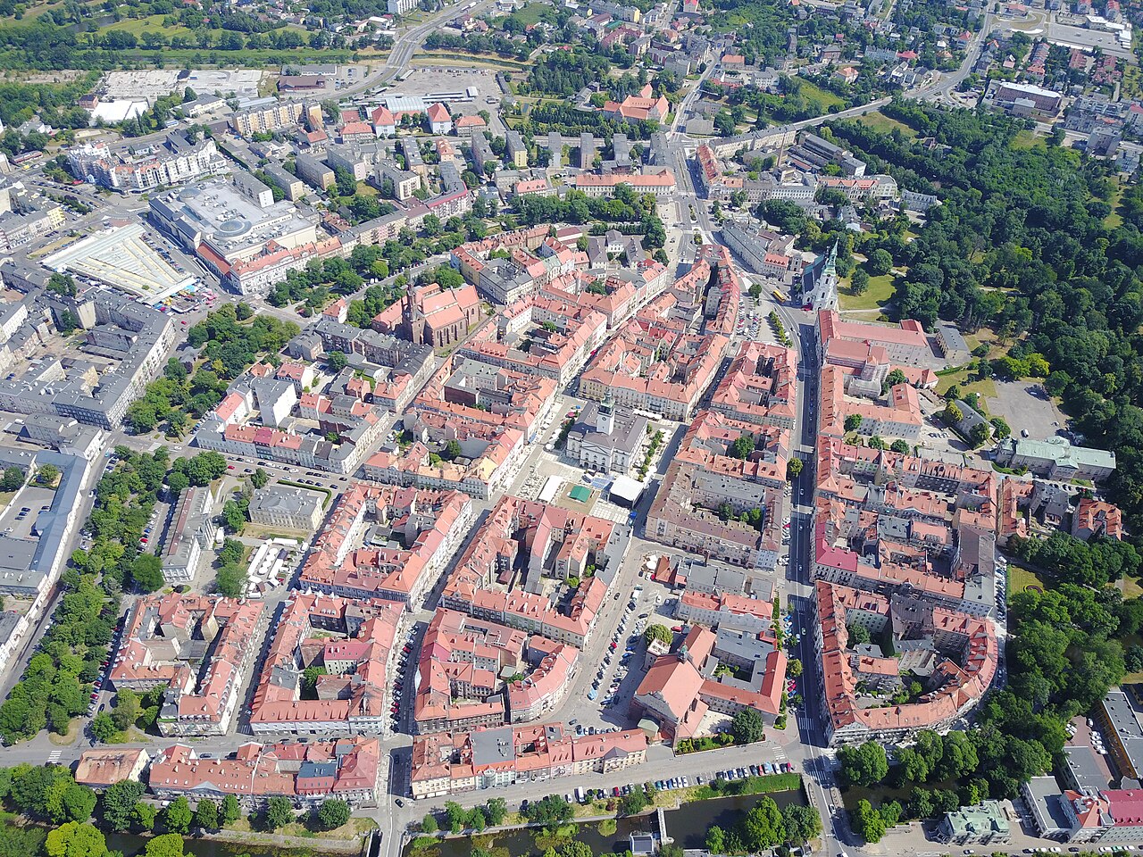 Widok miasta Kalisz