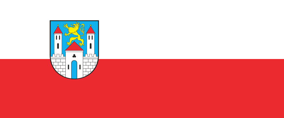 Flaga miasta Maszewo
