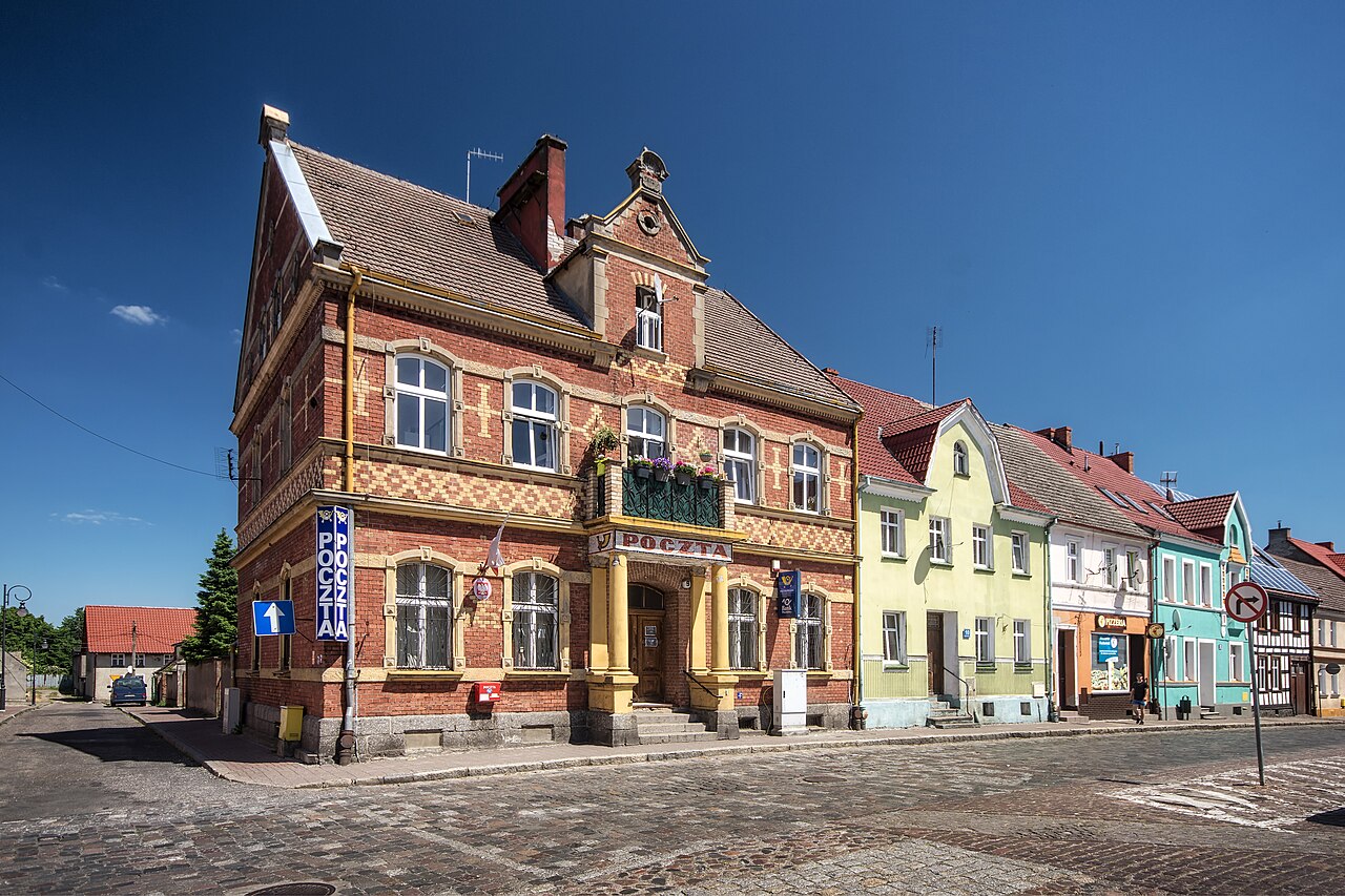 Widok miasta Maszewo