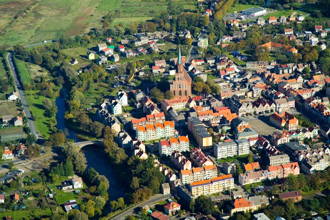 Widok miasta Trzebiatów
