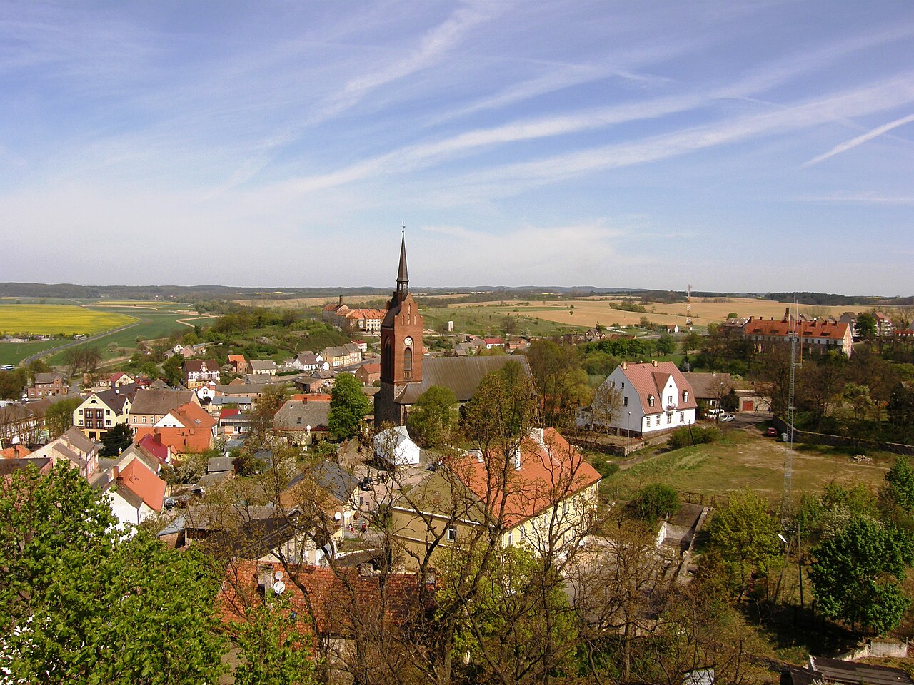 Widok miasta Cedynia