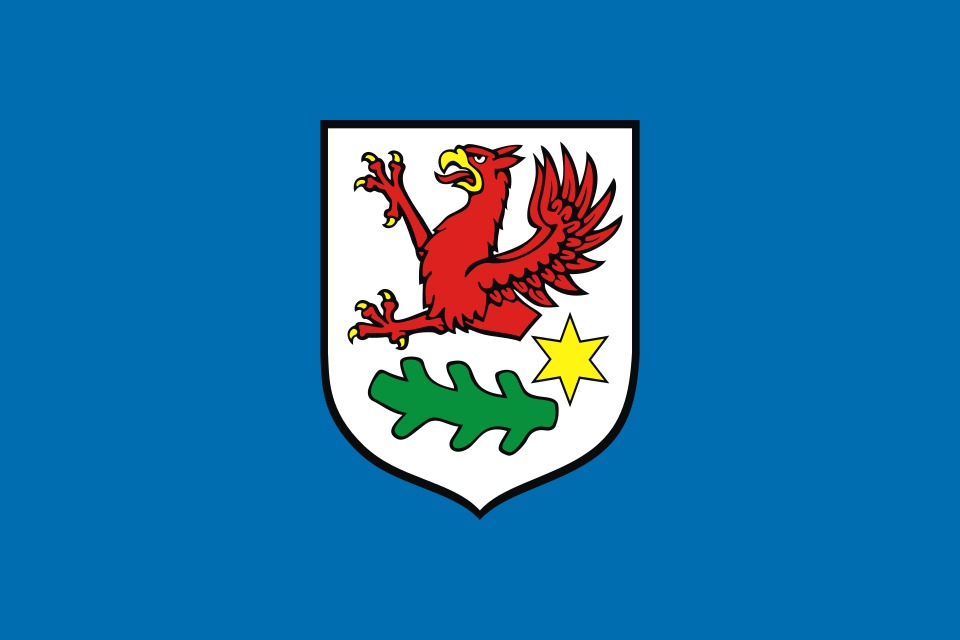 Flaga miasta Gryfino