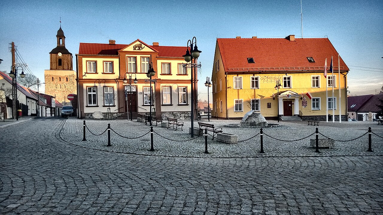 Widok miasta Moryń