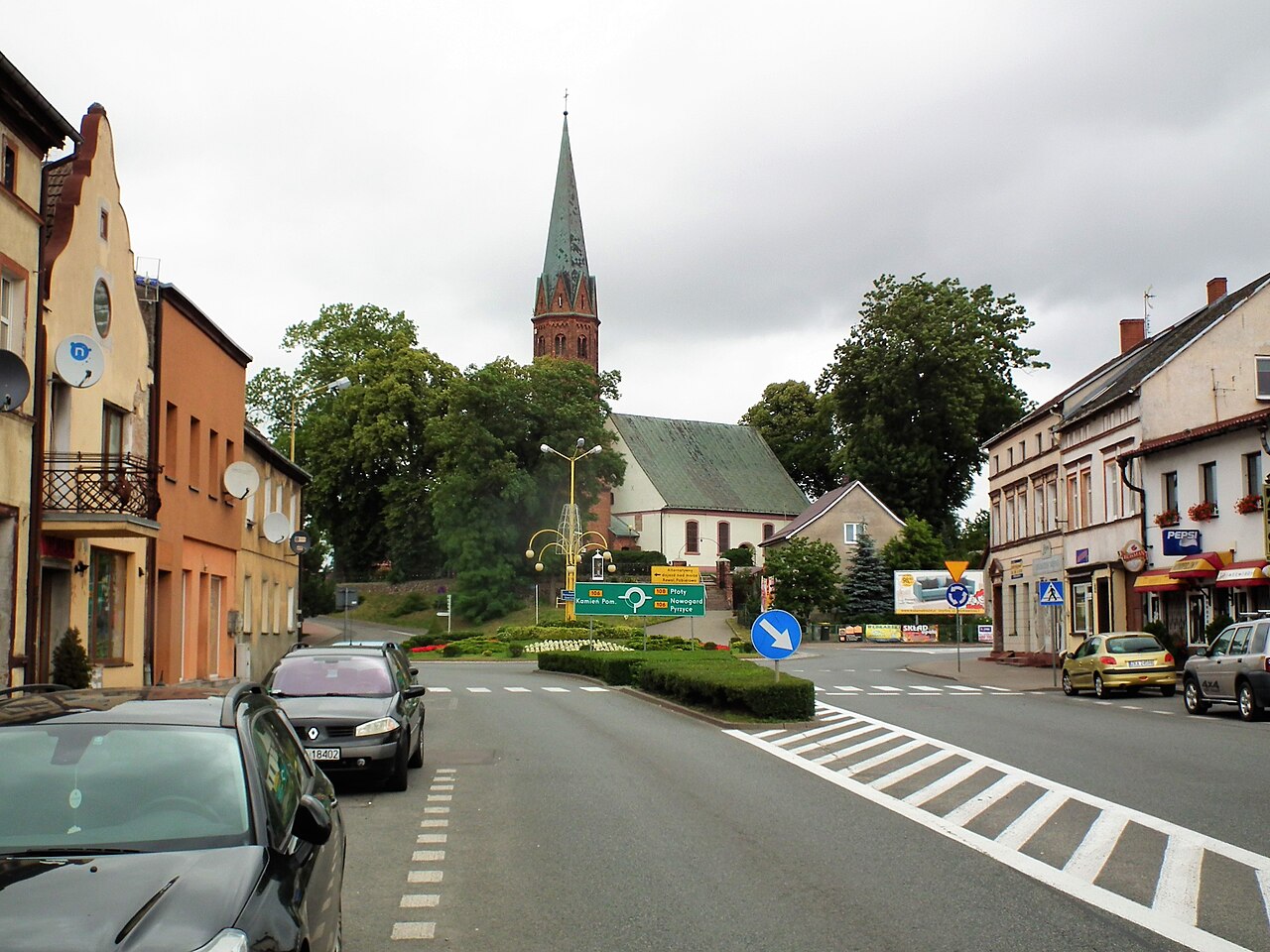 Widok miasta Golczewo
