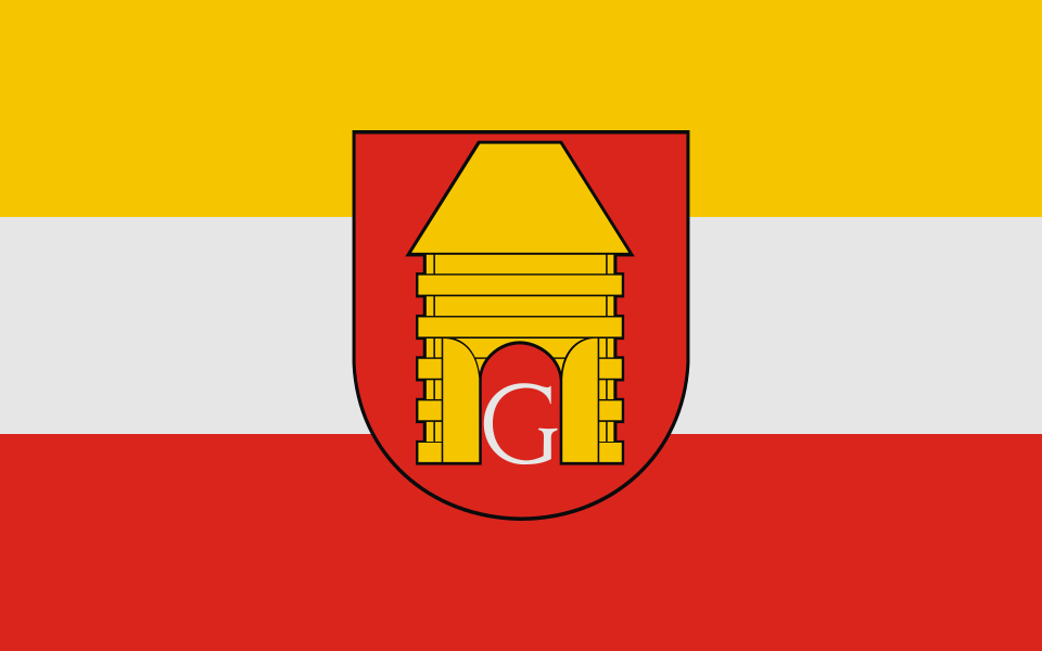 Flaga miasta Gościno
