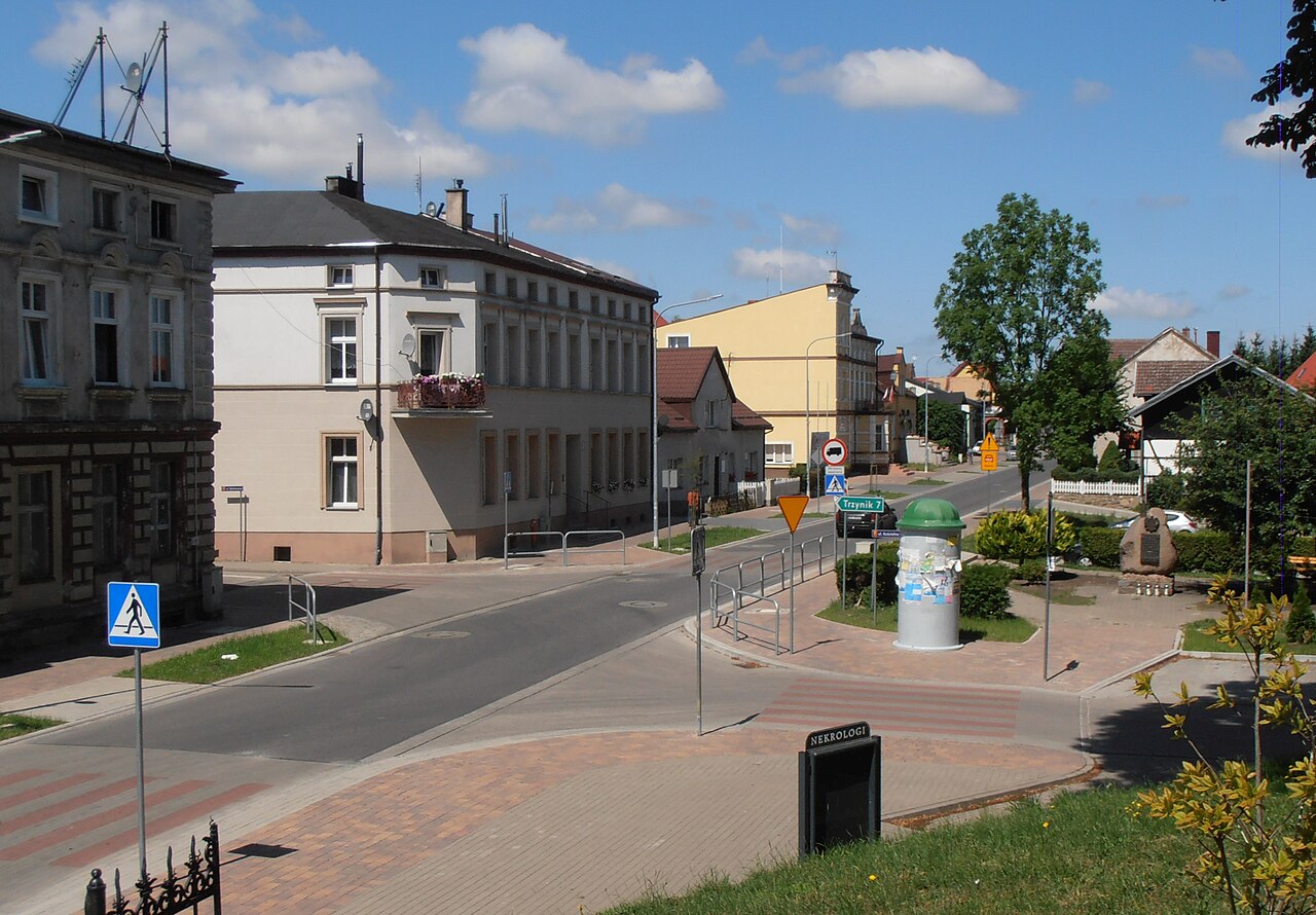 Widok miasta Gościno