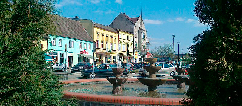 Widok miasta Bobolice