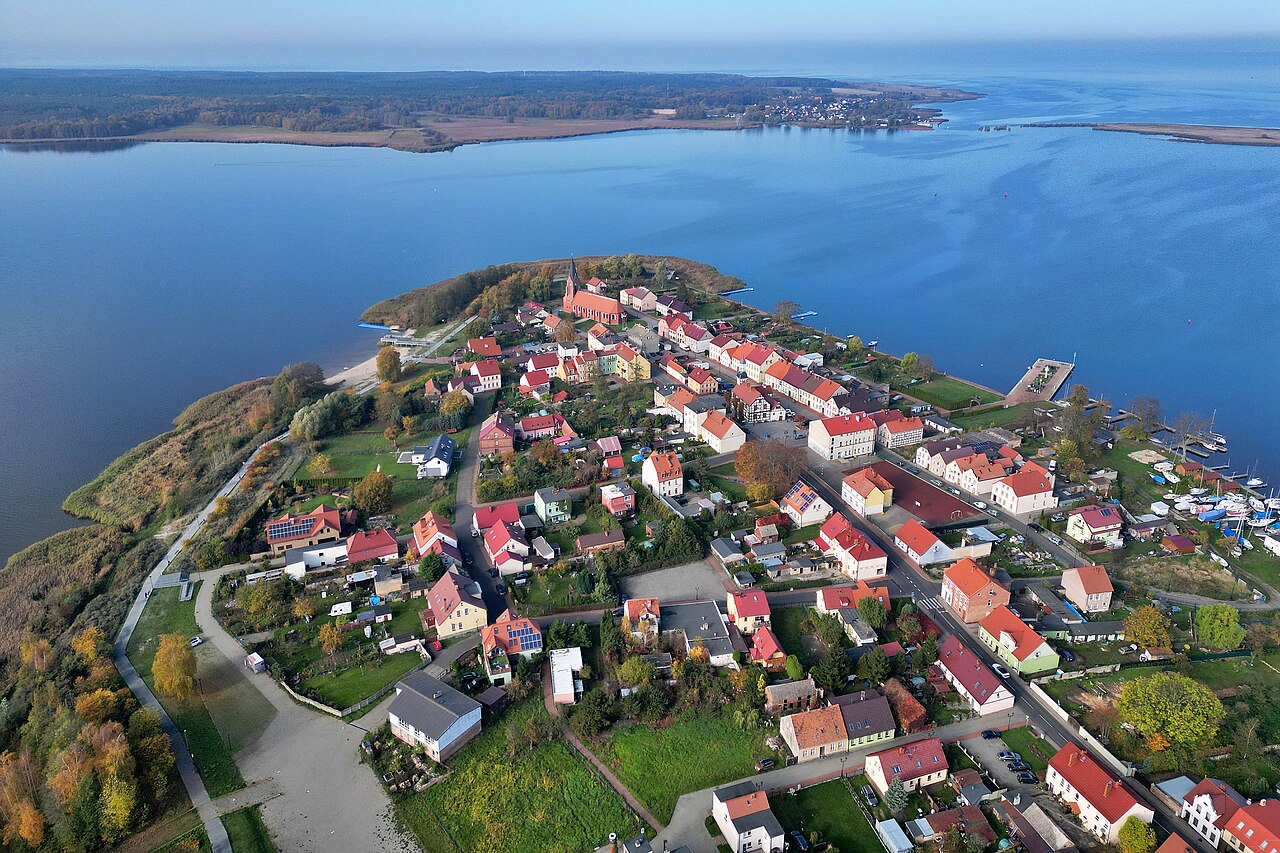Widok miasta Nowe Warpno